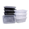 OEM plastic injection molding parts of transparent PC disposable food box in packaging box plastic mould maker