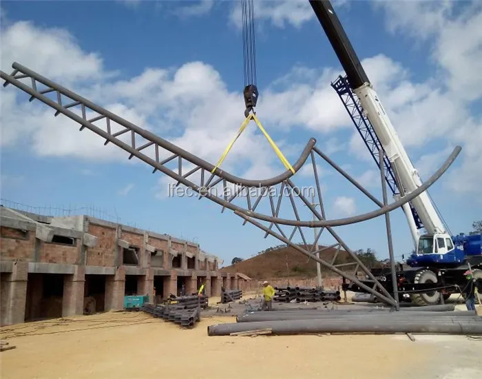 Roof Truss Manufacture with Space Frame Steel Construction