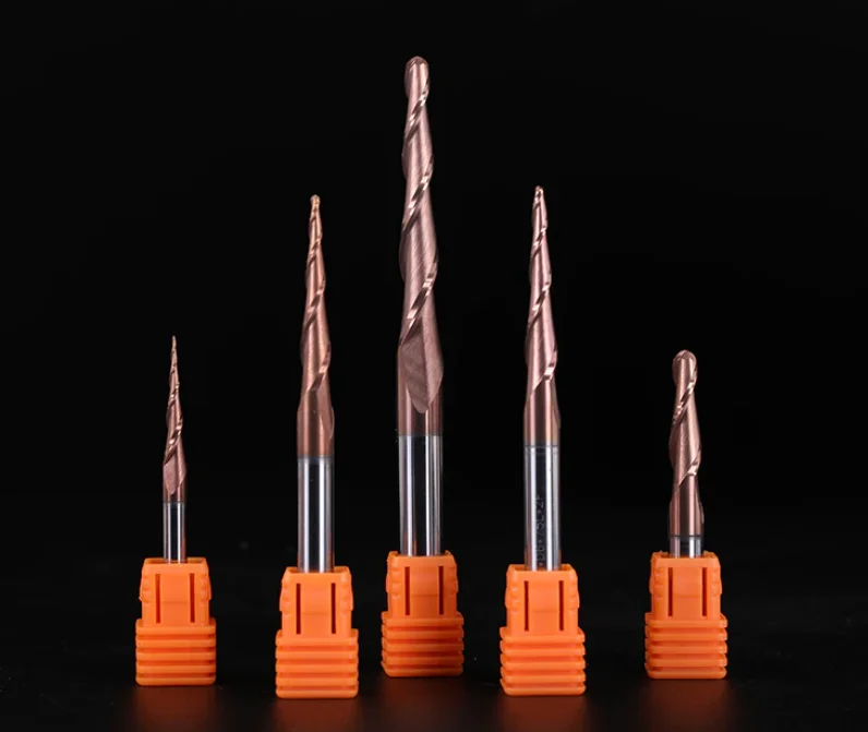 Weix Factory Tungsten Carbide Taper Ball End Mill Woodworking Router