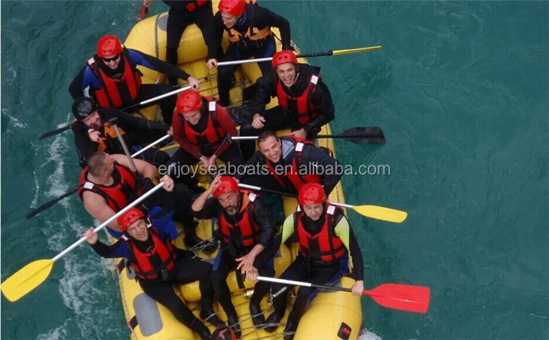 Heavy Duty Double Floor River Boat Whitewater Rafting 8 Persons River ...