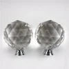 Factory directly sale K9 crystal material quality white color 10pcs/lot 60mm crystal door knob for home decoration gift