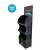 China Black Cardboard Floor Pos Display Stand