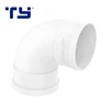Water Pipe Fitting 88.5 Degree White Color PVC Female Elbow