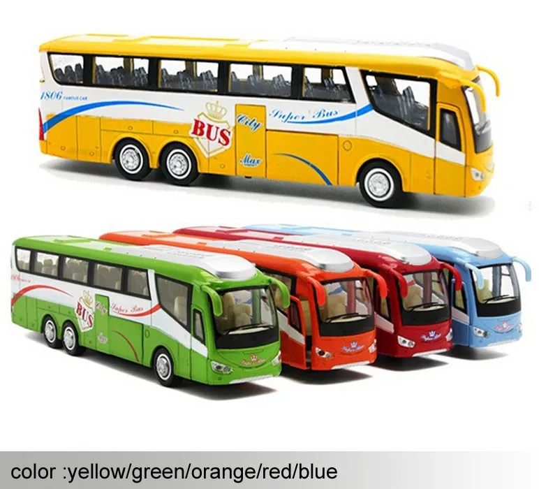 6pcs Pull Back Die Cast Toy Bus For Sale Buy Die Cast Toy,Die Cast