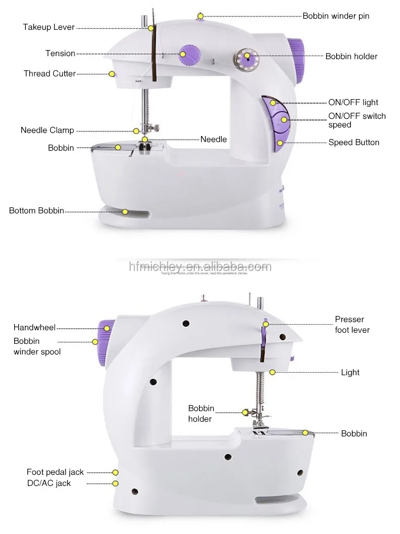 Vof Fhsm201 New Mini Domestic Apparel Machinery Mini Electric Sewing