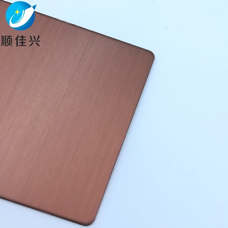SUS304 Brush Finish Cross Hairline Stainless Steel Sheet