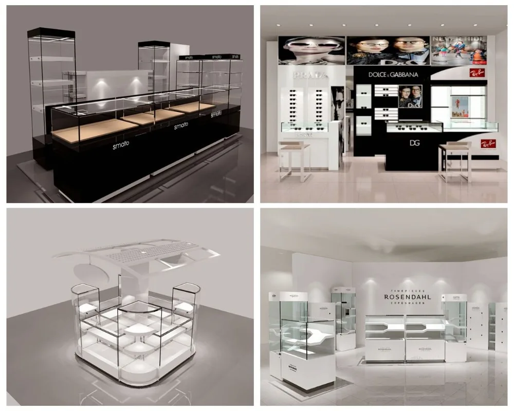 Free Standing Modern Display Wooden Glass Jewelry Cabinet Free Standing Modern Display Wooden Glass Jewelry Cabinet