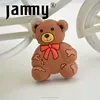 2015 soft brown candy bear kids bedroom cabinet knobs, closet pulls, furniture handles
