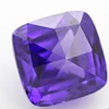 Star optical special effects violet cubic zirconia stone
