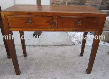 Chinese Antique Two Drawer Old Wood Colour Writing Desk Buy