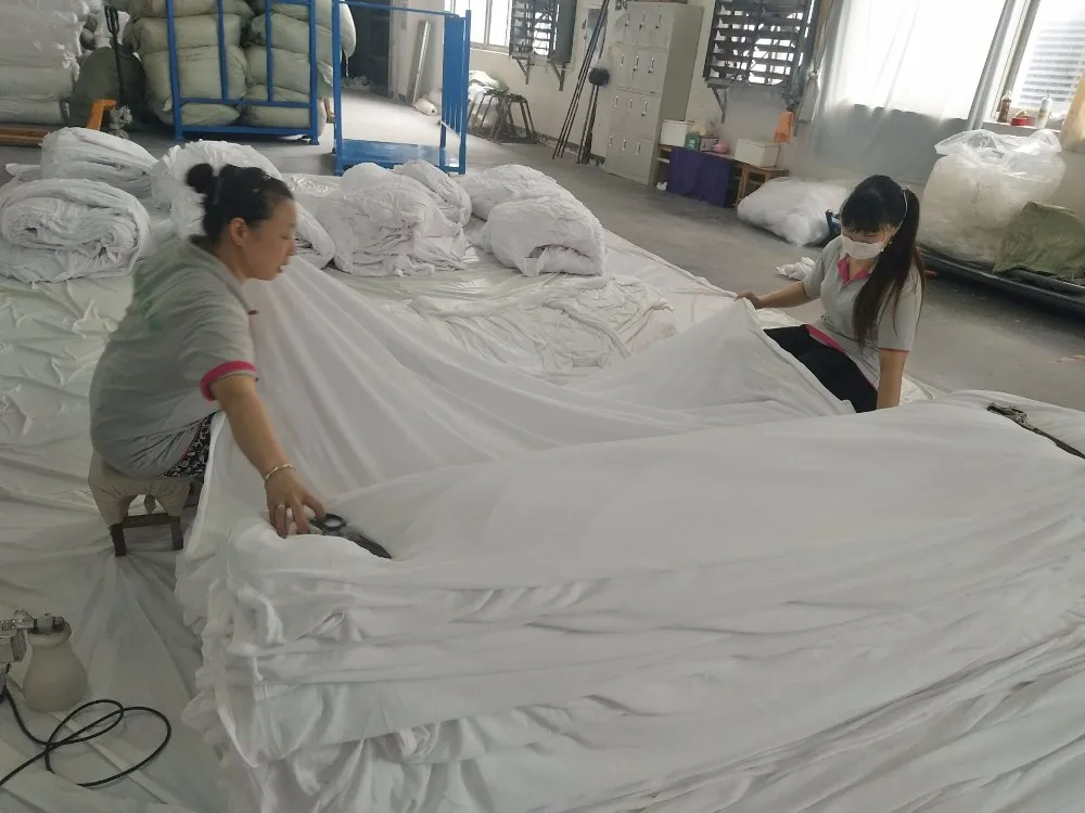 220gsm Green Bamboo Jacquard Waterproof Mattress Protector Fabric With