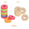 Fulljion 100pcs/set Fishing Foam Winding Board Trace Foam Line Bobbin Spool Tool Carp Fishing Tackle