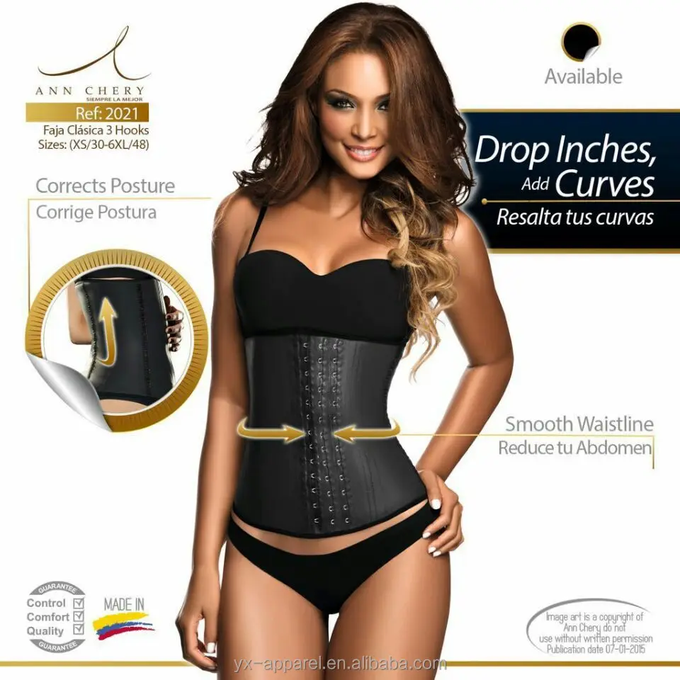 Ann Cherry Waist trainer retailer Corset Latex Cincher