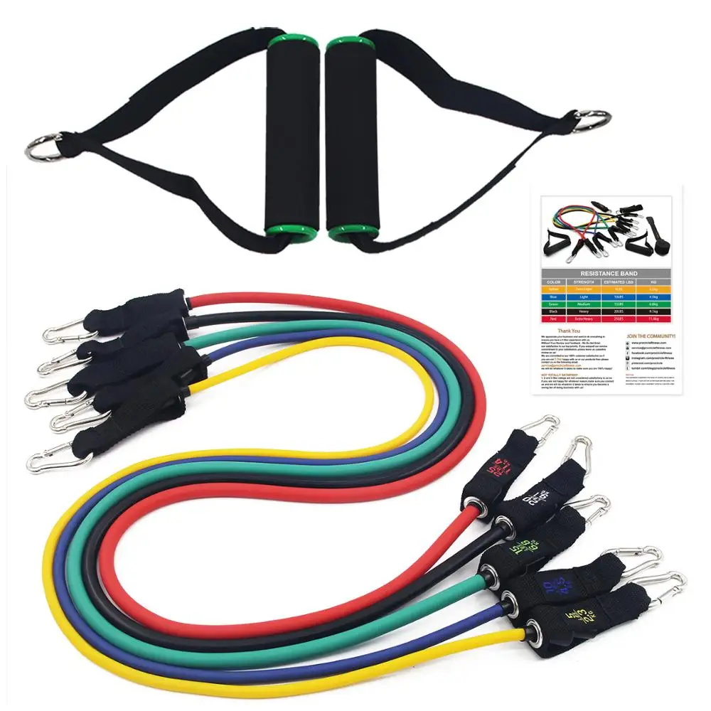 High Quality Training 11 Piece Resistance Band Tube Set Buy