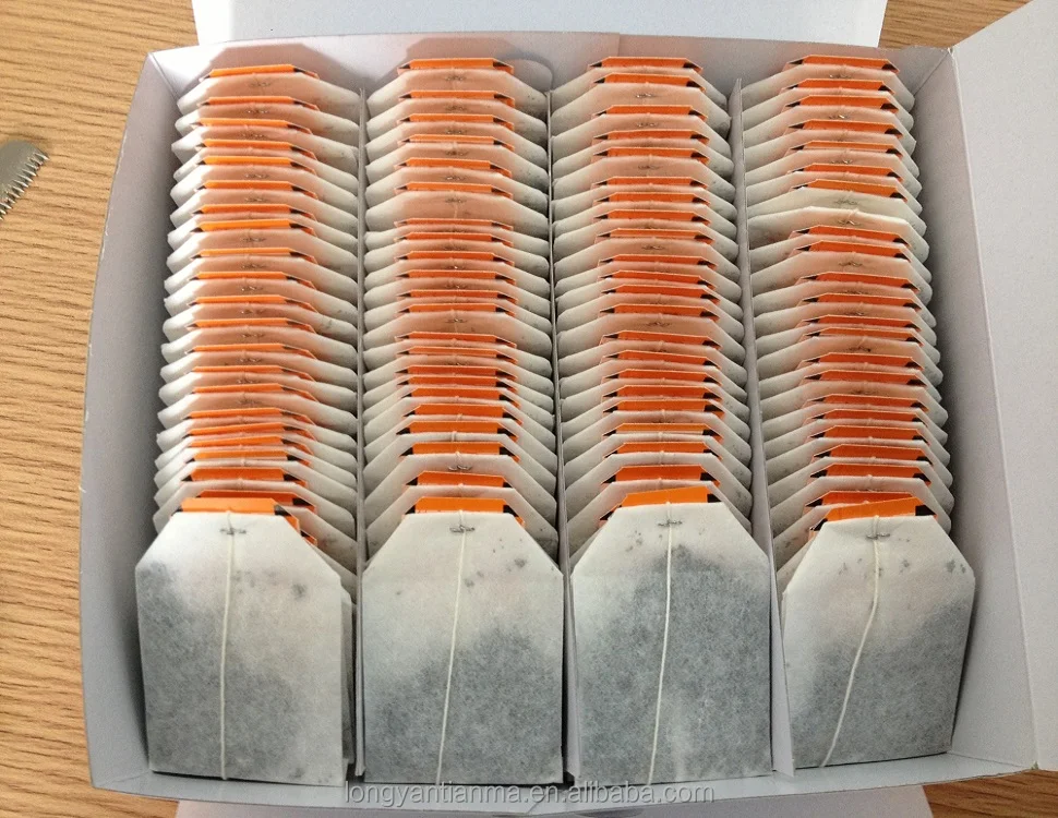 
China Factory 2.0g*100teabag double chamber teabag black tea 