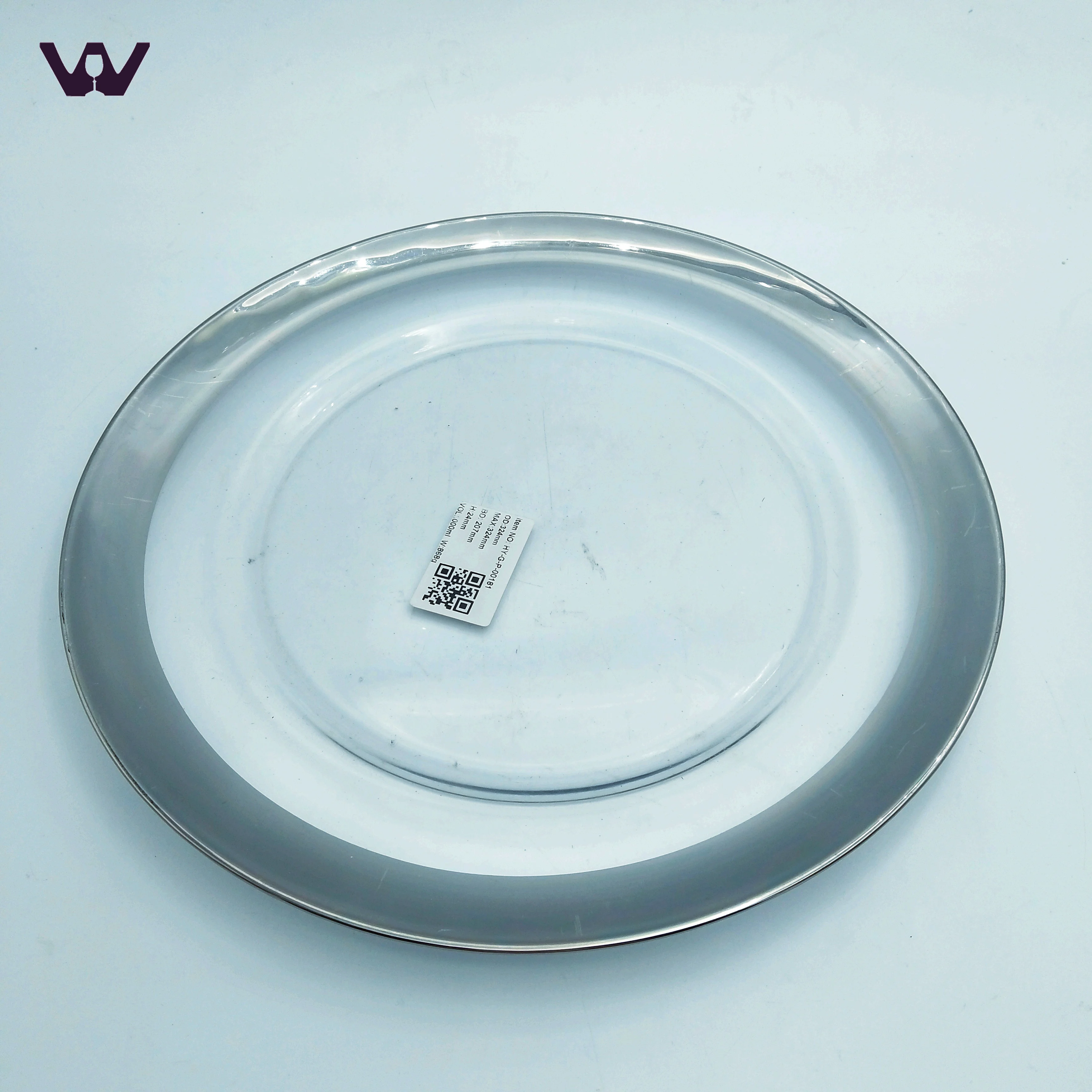 Customized Design Circle Gold Rim Borosilicate Glass Plate Buy Dinner