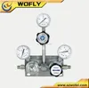 high purity gas fixed pressure gauge regulator adjustable