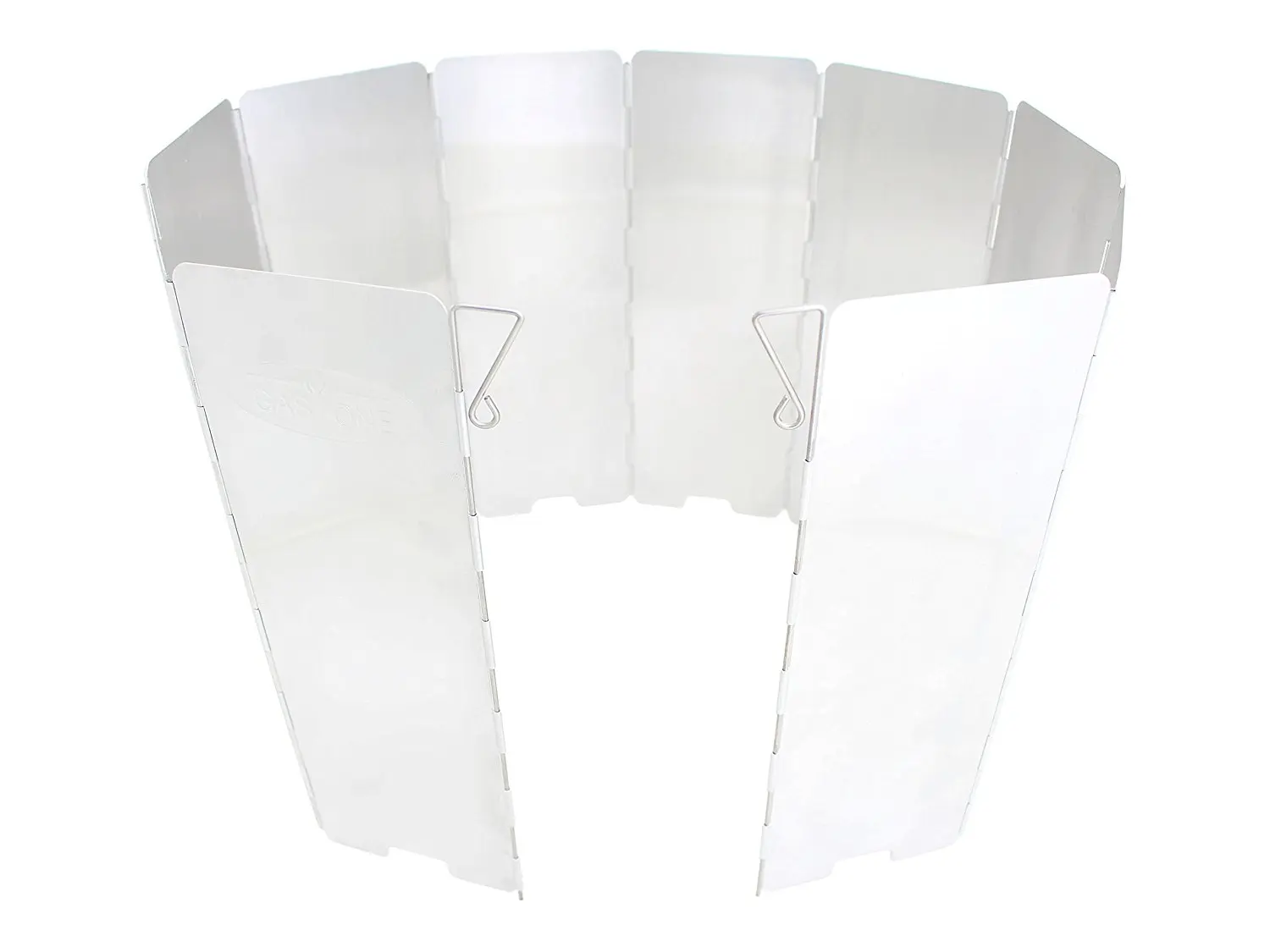 Gas One Aluminum 10 Plates Windscreen: For Use with Gas One Stove and Other Backpacking Stoves, Camping Stoves, Butane Stoves, Alcohol Stoves with Carrying Case