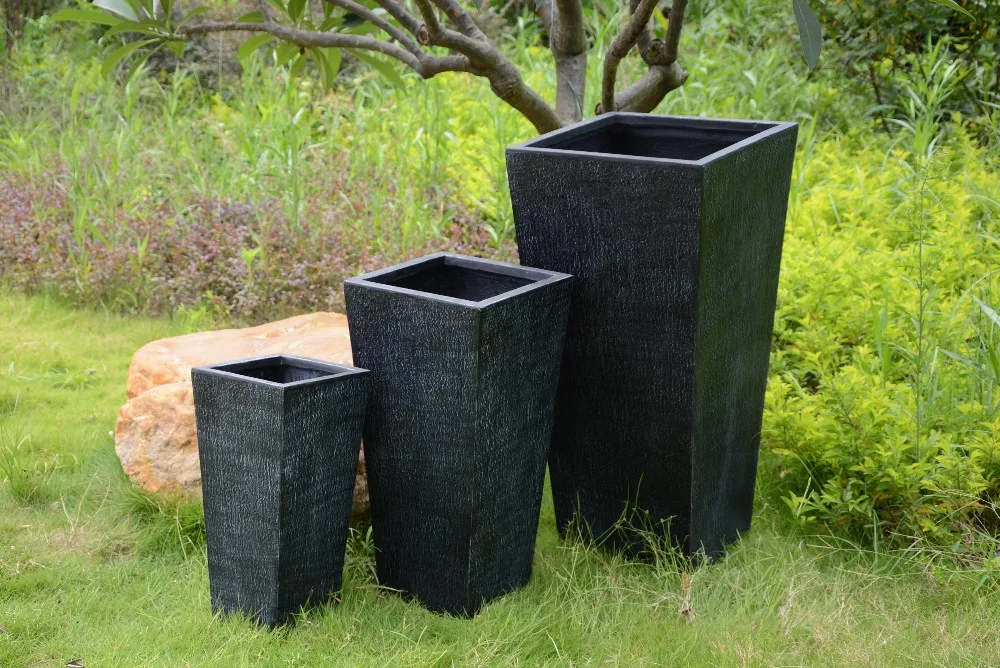 Factory Sales Environmental Light Weight Outdoor Large Square Tapered