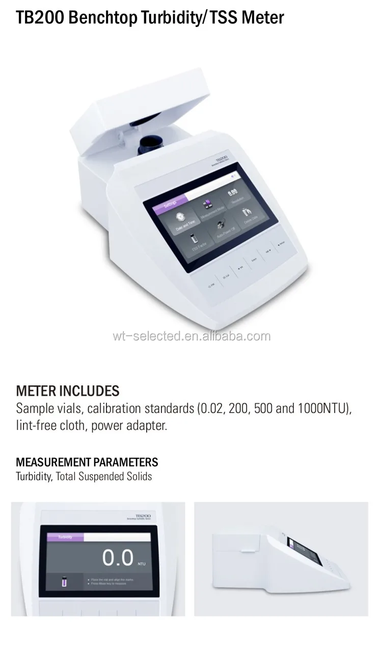 West Tune Tb200 Digital Benchtop Turbidity/ Tss Meter With Competitive