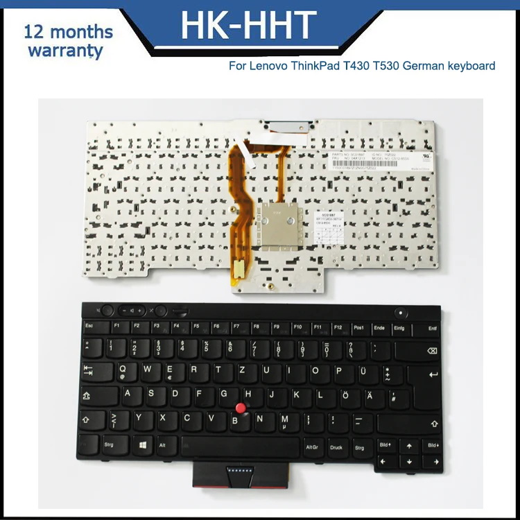 TB® latop-parts2go Ersatz-Tastatur für Lenovo IBM Thinkpad T530 T430s L430 L530 X230 X130e W530 UK-Layout