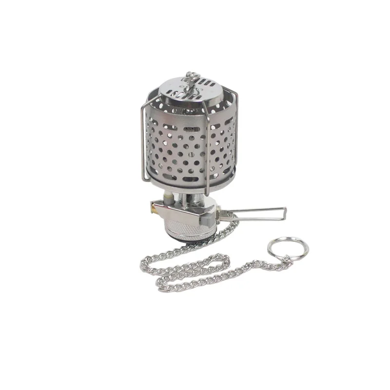 Mini Stainless Steel Ultralight Camping Outdoor Portable Gas Lamp Light ...