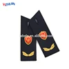Custom Patches Uniform 3D Rubber Metal Logo Design on Epaulette