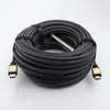 2019 wholesale price HDMI male to HDMI male high speed pure copper wire with booster 20m 25m 30m 40m project cable