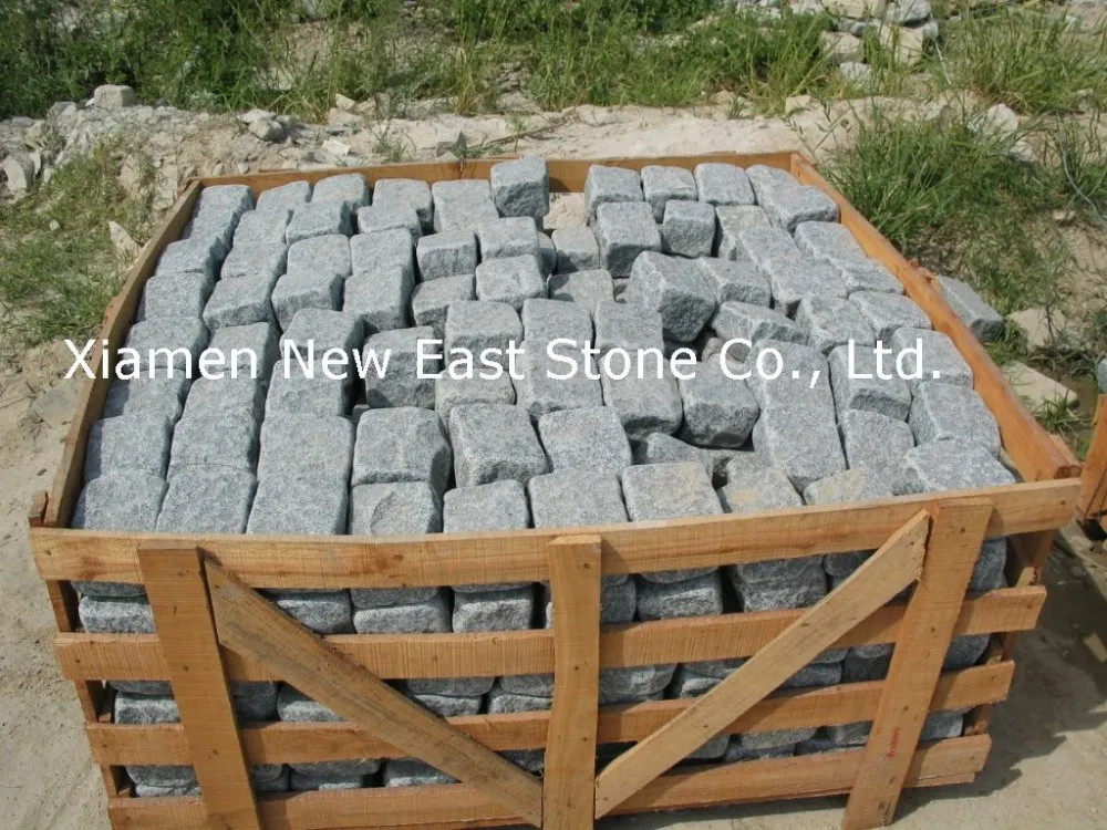 Outdoor Garden Cube Cobble Road Paver Stone Block Per Square Meter