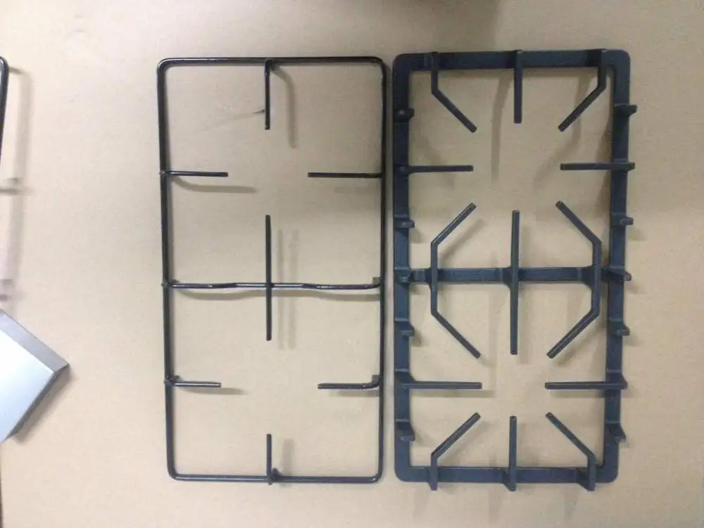 Iron Cast Pan Support 5 Burners Gas/electric Ceramic Hob For Kitchen