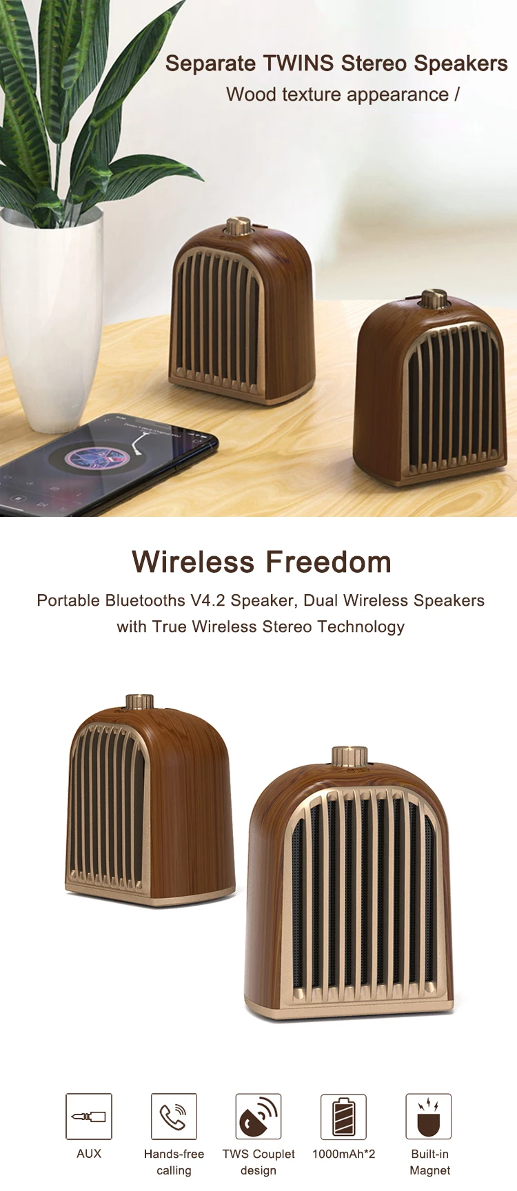 v8 super bass wireless speaker