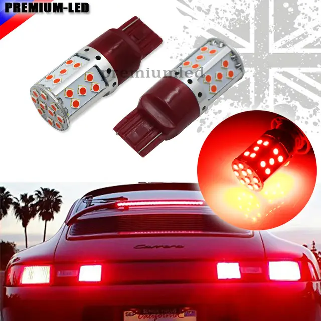 エラーフリーブリリアントレッド3030 smd 7440 992a t20 7441 7444 led電球用テールライト、ブレーキライト