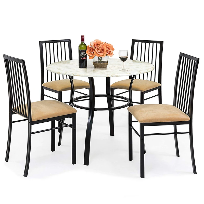 Round Dining Table 4 Chairs.