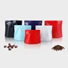 Black, Dark Blue, Red, Blue, White, Pink Custom Printing Horizontal Standing Zip Pocket