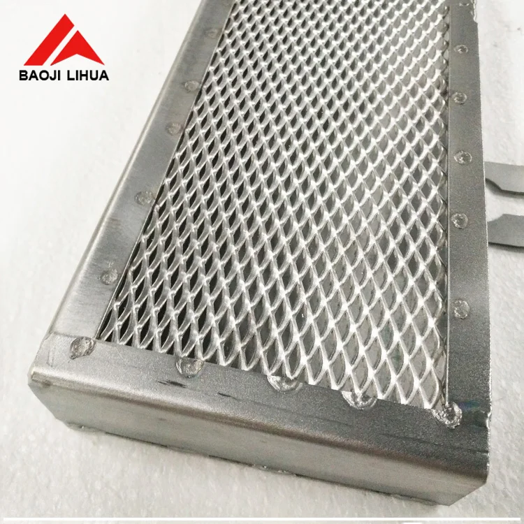 Gr1 Gr2 titanium basket for anodizing for Water treatment