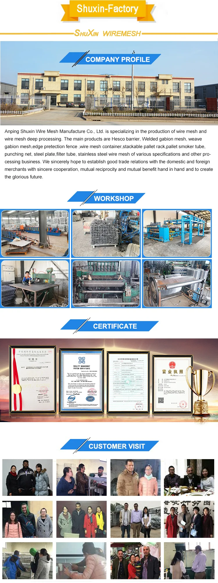 Galfan Coated Cheap Price Mesh Gabion Baskets From Welded Wire Mesh