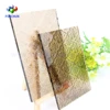 Patterned glass 4mm 5mm 6mm euro bronze flora glass good price top quality