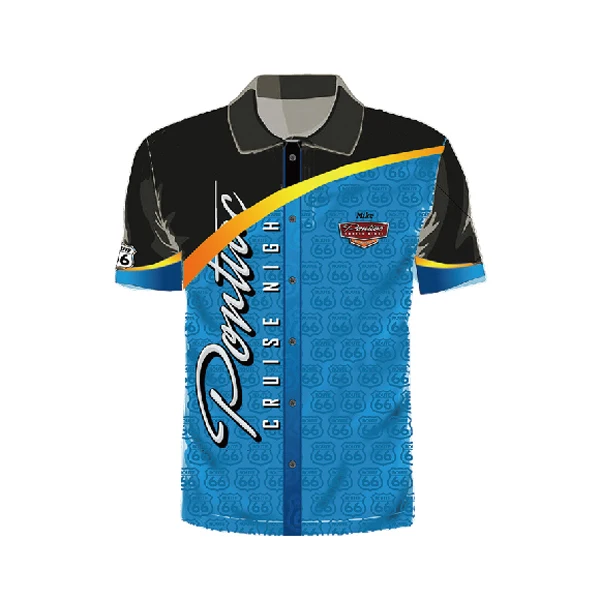 Dye Sublimation Polyester Racing Team Pit Crew Shirts Wholesale Buy