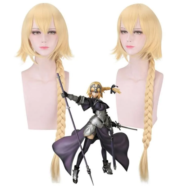 Heat Resistant Fiber Anime Blonde Long Braids Wig Fgo Ruler Cosplay Wig For Fate Apocrypha Buy Blonde Long Braids Wig Blonde Long Braids Wig Blonde Long Braids Wig Product On Alibaba Com