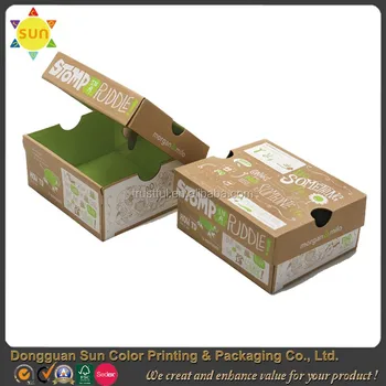 cheap custom shoe box with logo flat pack shoe box shoe box template