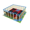 Exiting kids indoor Bungee Trampoline kids basketball board trampoline indoor playground equipment jumping bed house