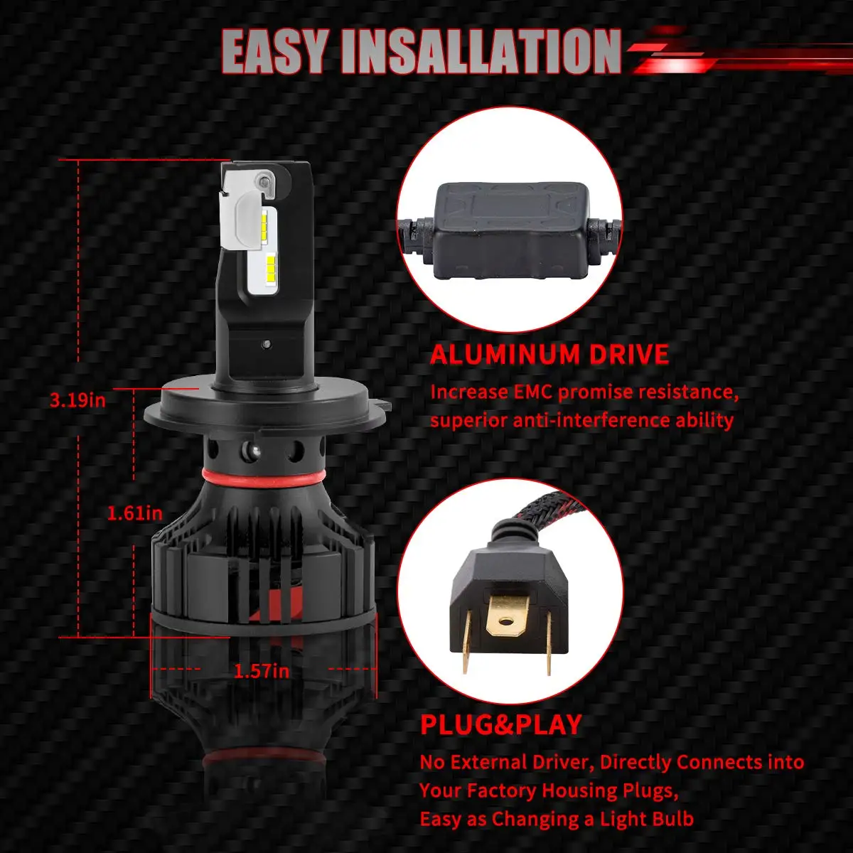 H4 F2 Plus LED Headlight H4 F2 Plus LED Headlight