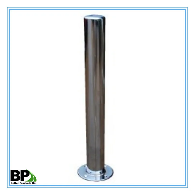 Steel Pipe Safety Bollard with Anchor Bolts
