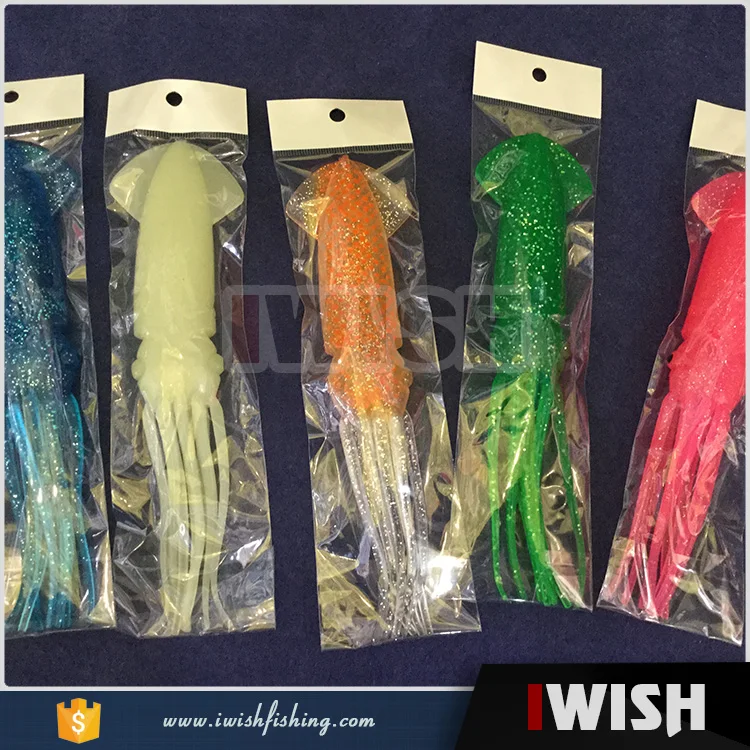 Trolling 9 Inch With Plastic Tube In Squid Fishing Handmade Northern