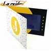 fashion design 10 inch lcd screen HD video brochure sample 2gb memory digital greeting card printing for wedding real estate