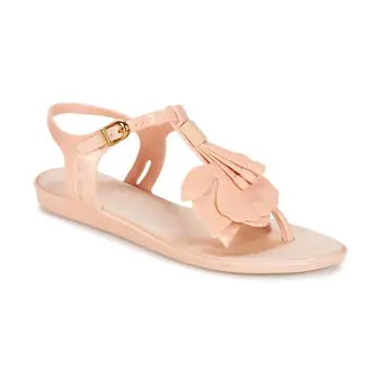 plastic flat sandals