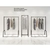 Metal wall mounted clothing stand for display clothes