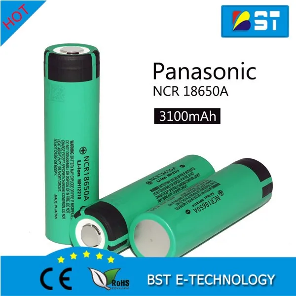 Camera Battery 18650 Ncr18650a Rechargeable Li-ion Battery ...