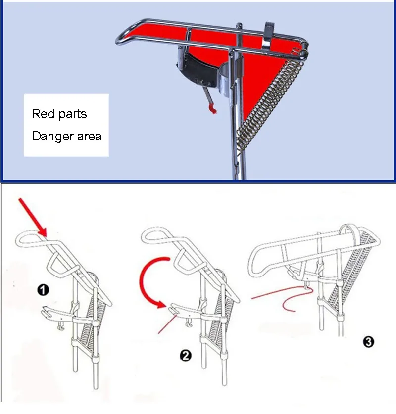 Popular Fishing Rod Holder With Automatic Tip-up Hook 