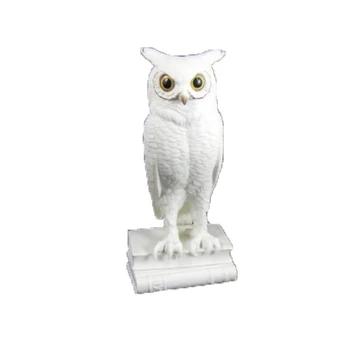 Factory Custom Made Handmade Carved Fashion Resin White Owl Factory Custom Made Handmade Carved Fashion Resin White Owl Figurines